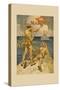 Marines Signaling from Shore to Ships at Sea-Joseph Christian Leyendecker-Stretched Canvas