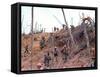 Marines Vietnam-Associated Press-Framed Stretched Canvas