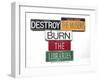 Marinetti Destroy Museums-Gregory Constantine-Framed Giclee Print