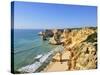 Marinha Beach Cliffs. Algarve, Portugal-Mauricio Abreu-Stretched Canvas