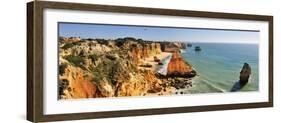 Marinha Beach Cliffs. Algarve, Portugal-Mauricio Abreu-Framed Photographic Print