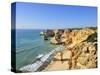 Marinha Beach Cliffs. Algarve, Portugal-Mauricio Abreu-Stretched Canvas