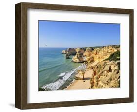 Marinha Beach Cliffs. Algarve, Portugal-Mauricio Abreu-Framed Photographic Print