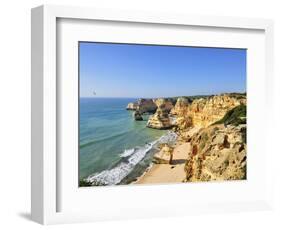 Marinha Beach Cliffs. Algarve, Portugal-Mauricio Abreu-Framed Photographic Print