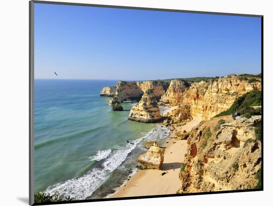 Marinha Beach Cliffs. Algarve, Portugal-Mauricio Abreu-Mounted Photographic Print