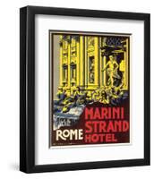 Marini Strand Hotel, Richter & Napoli-null-Framed Art Print