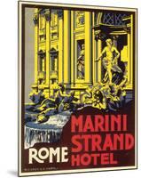 Marini Strand Hotel, Richter & Napoli-null-Mounted Art Print