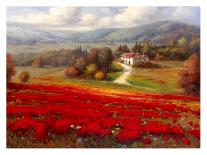 Village Poppies-Marino-Laminated Art Print
