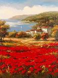 Village Poppies-Marino-Laminated Art Print
