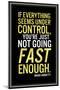 Mario Andretti Not Going Fast Enough Quote-null-Mounted Poster