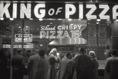 Clients of the Pizzeria 'King of Pizza'-Mario de Biasi-Giclee Print