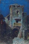 Effect of the Moon over Antique Architecture-Mario De Maria-Giclee Print