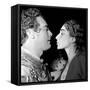 Mario Del Monaco and Maria Callas-null-Framed Stretched Canvas