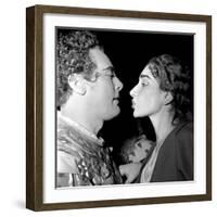 Mario Del Monaco and Maria Callas-null-Framed Photographic Print