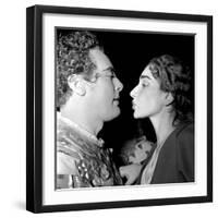 Mario Del Monaco and Maria Callas-null-Framed Photographic Print