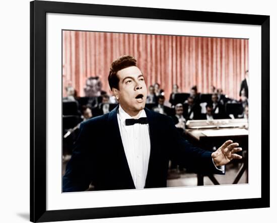 Mario Lanza, ca. 1950s-null-Framed Photo