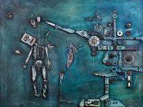 Robot-Mario Persico-Stretched Canvas