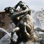 Nymph Riding Horse, Detail from Fountain of Naiads-Mario Rutelli-Giclee Print