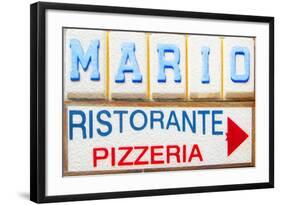 Mario's Pizzeria-Tosh-Framed Art Print