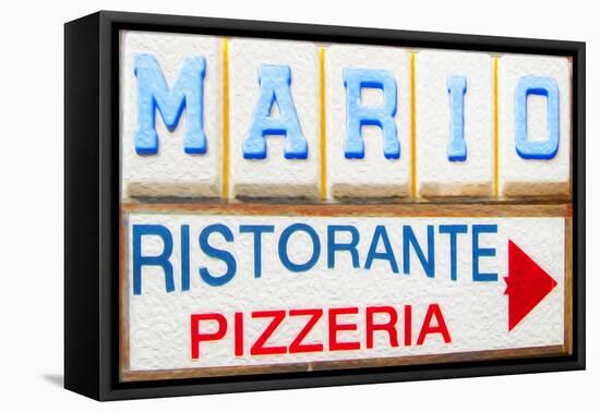 Mario's Pizzeria-Tosh-Framed Stretched Canvas