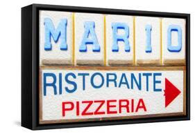 Mario's Pizzeria-Tosh-Framed Stretched Canvas