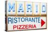 Mario's Pizzeria-Tosh-Stretched Canvas