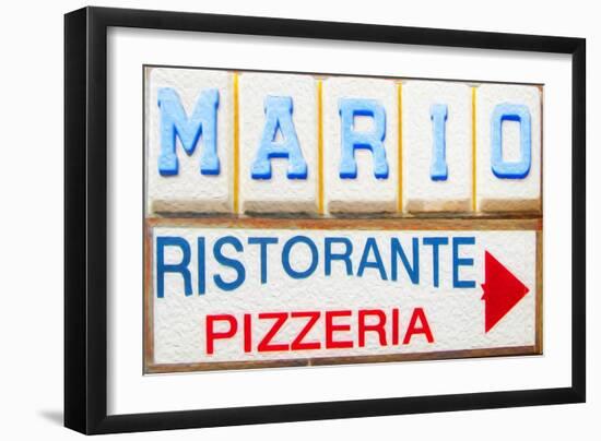 Mario's Pizzeria-Tosh-Framed Art Print