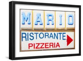 Mario's Pizzeria-Tosh-Framed Art Print