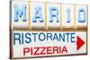 Mario's Pizzeria-Tosh-Stretched Canvas