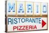 Mario's Pizzeria-Tosh-Stretched Canvas