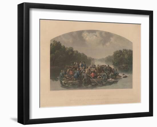 Marion Crossing the Pedee, 1852-William Tylee Ranney-Framed Giclee Print