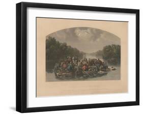 Marion Crossing the Pedee, 1852-William Tylee Ranney-Framed Giclee Print