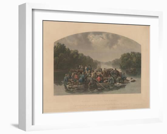 Marion Crossing the Pedee, 1852-William Tylee Ranney-Framed Giclee Print