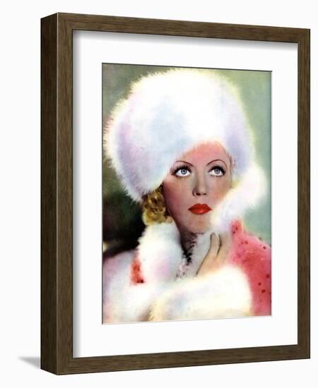 Marion Davies, American Actress, 1934-1935-null-Framed Giclee Print