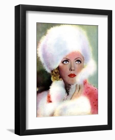 Marion Davies, American Actress, 1934-1935-null-Framed Premium Giclee Print