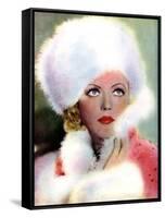 Marion Davies, American Actress, 1934-1935-null-Framed Stretched Canvas