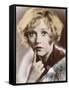 Marion Davies American Film Actress with a Questioning Look on Her Face-null-Framed Stretched Canvas