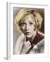 Marion Davies American Film Actress with a Questioning Look on Her Face-null-Framed Photographic Print