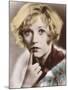 Marion Davies American Film Actress with a Questioning Look on Her Face-null-Mounted Photographic Print