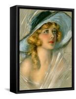 Marion Davies Hat 1920-Hamilton King-Framed Stretched Canvas