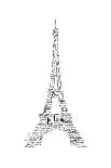 As the French Say…Eiffel Tower-Marion De Lauzun-Mounted Premium Giclee Print