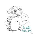 Le Petit Mon Ami Squirrel-Marion De Lauzun-Framed Premium Giclee Print