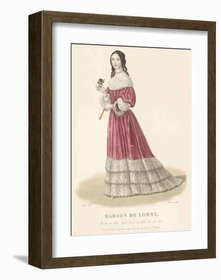 Marion de Lorme-Louis-Marie Lante-Framed Premium Giclee Print