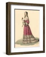 Marion Delorme, Hargrave-Ed Hargrave-Framed Art Print