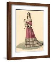 Marion Delorme, Hargrave-Ed Hargrave-Framed Art Print