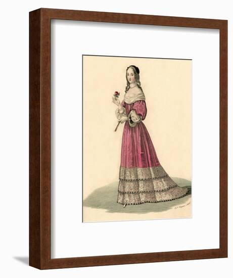 Marion Delorme, Hargrave-Ed Hargrave-Framed Art Print