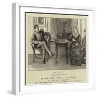 Marion Fay, a Novel-William Small-Framed Giclee Print