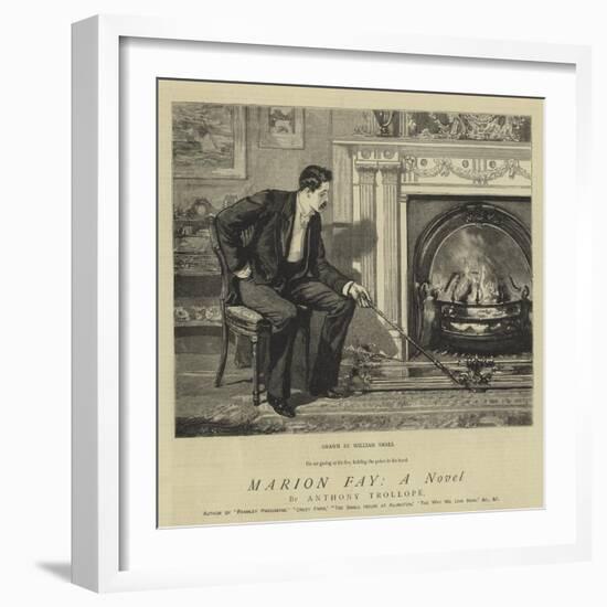 Marion Fay, a Novel-William Small-Framed Giclee Print