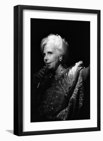 Marion Montgomery, Ronnie Scotts, Soho, London, 1987-Brian O'Connor-Framed Premium Photographic Print