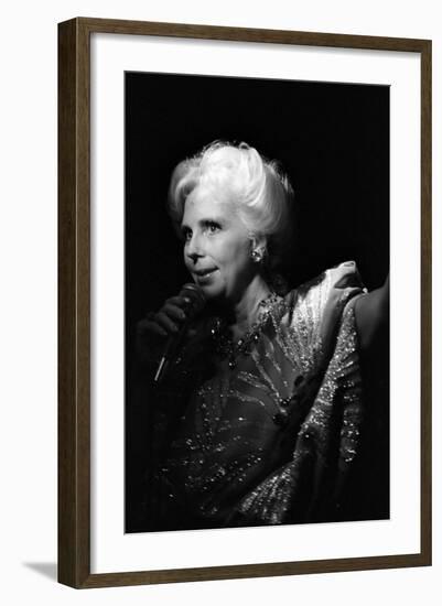 Marion Montgomery, Ronnie Scotts, Soho, London, 1987-Brian O'Connor-Framed Photographic Print